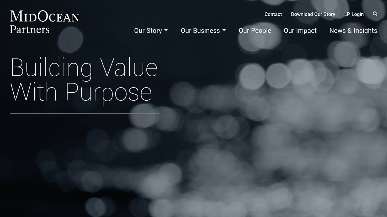MidOcean Partners website screenshot