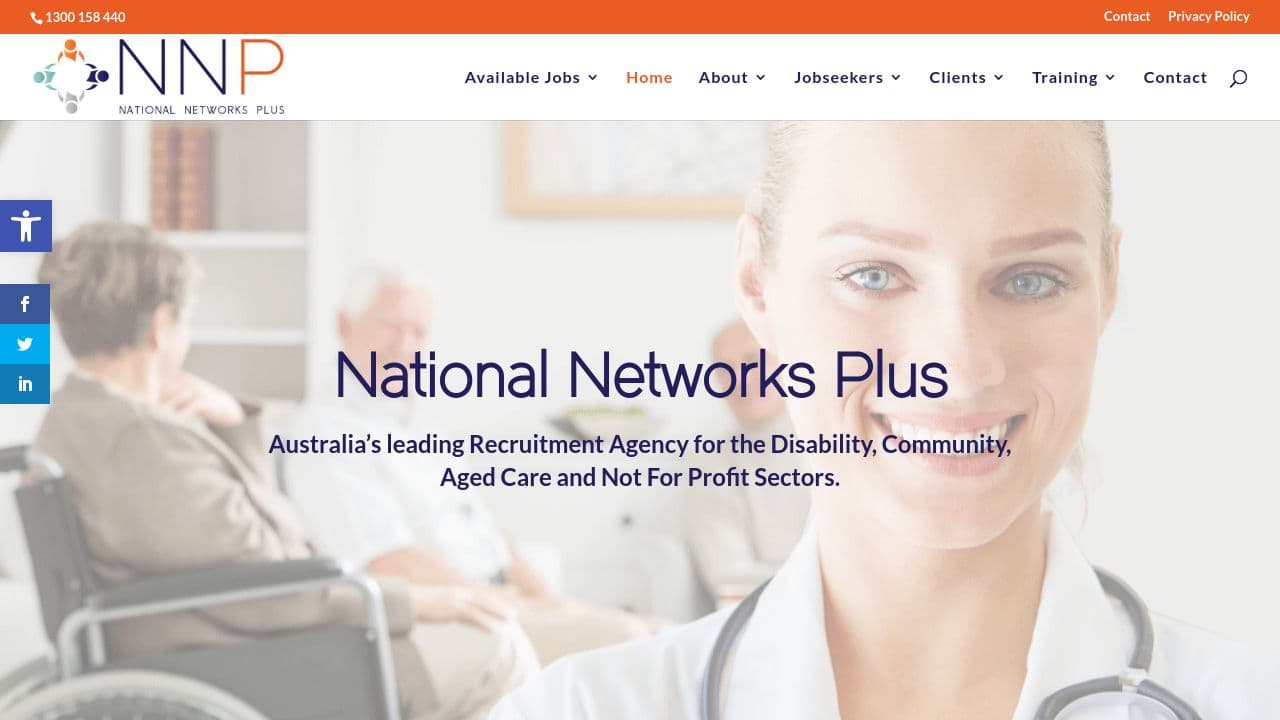 National Networks Plus website screenshot