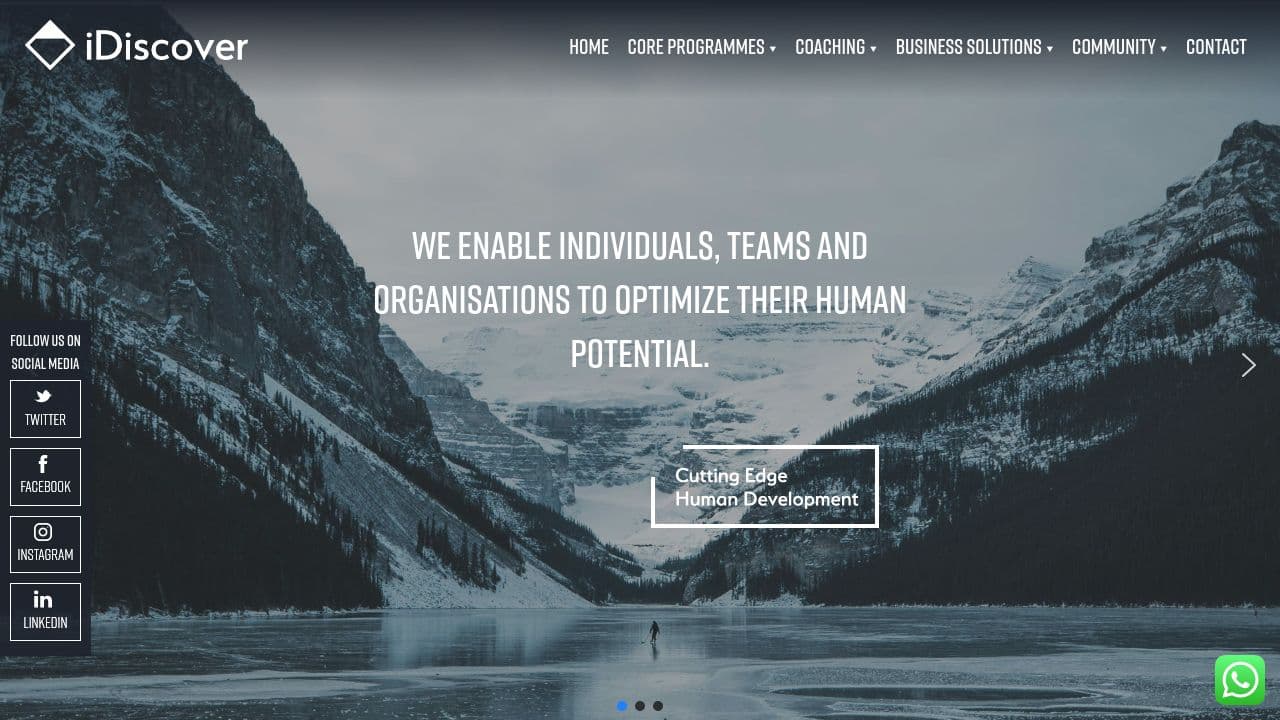 iDiscover 360 website screenshot