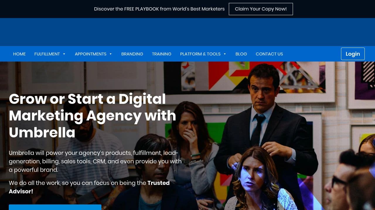 Umbrella Micro Enterprises  website screenshot
