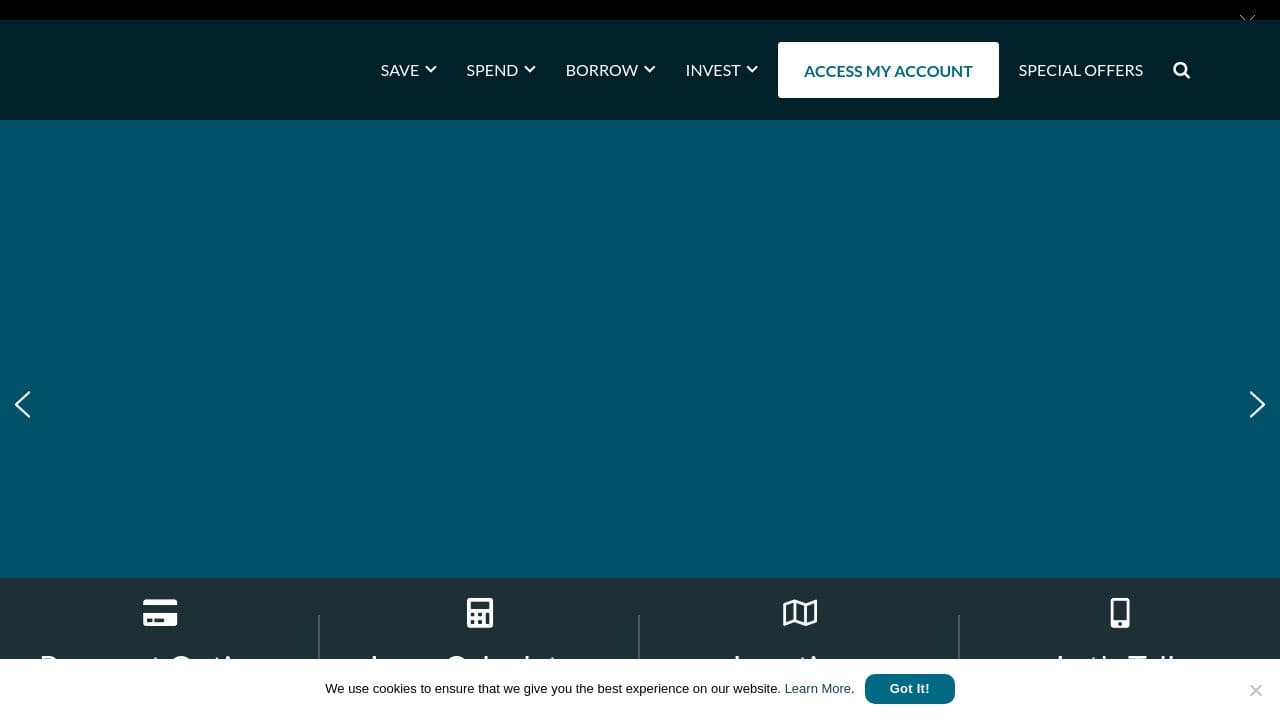 AMOCO Federal Credit Union website screenshot