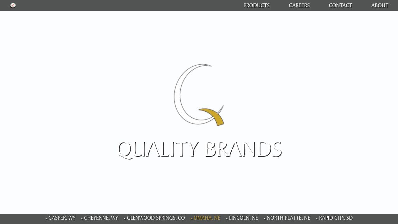 Quality Brands website screenshot