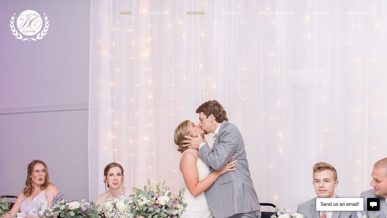 DC Centre website screenshot