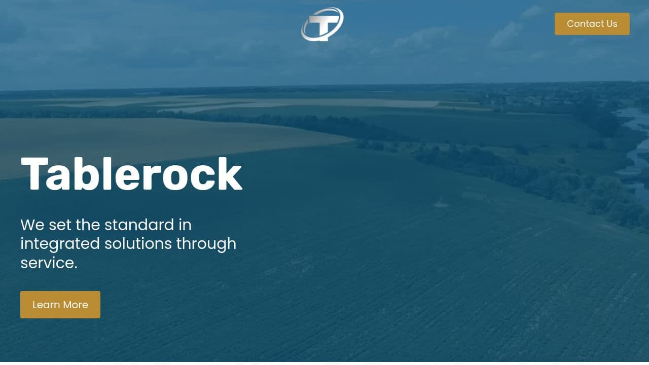 Tablerock website screenshot
