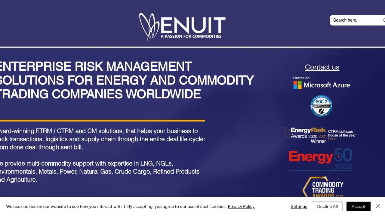Enuit LLC website screenshot