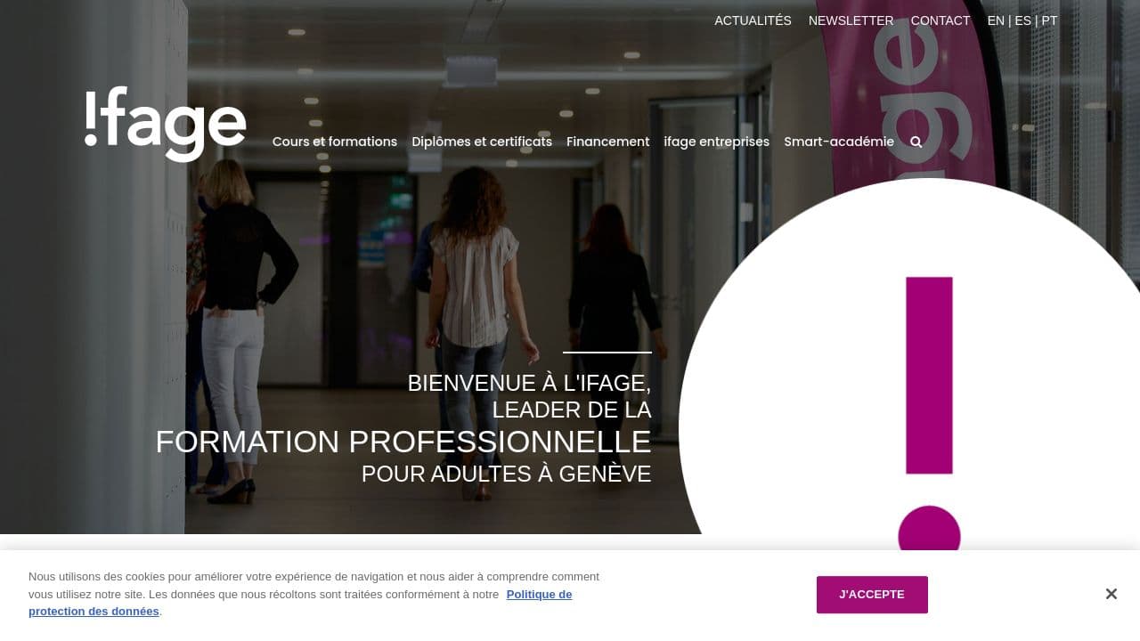 IFAGE website screenshot