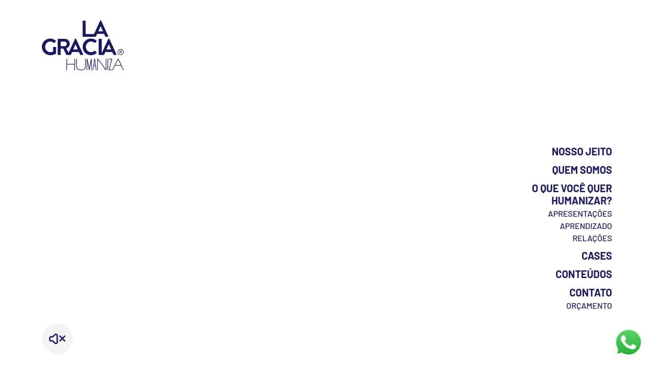 La Gracia website screenshot