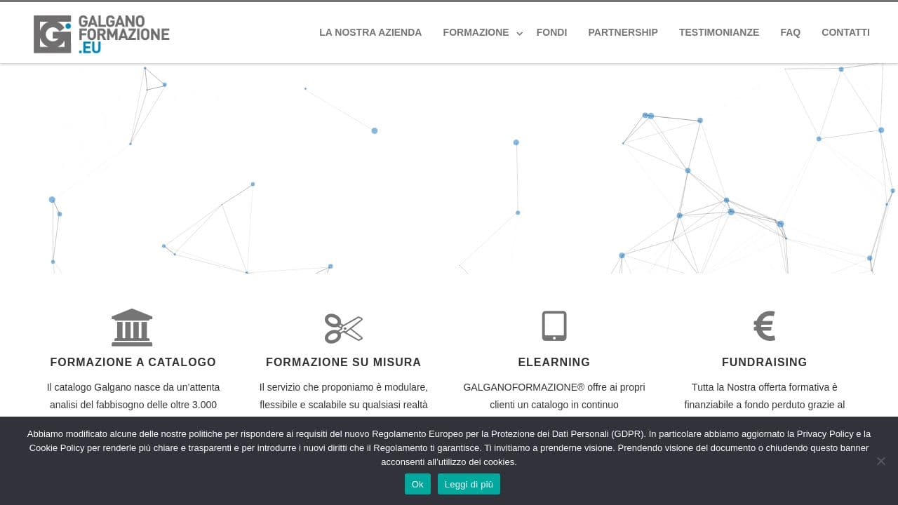 Galgano.Academy website screenshot