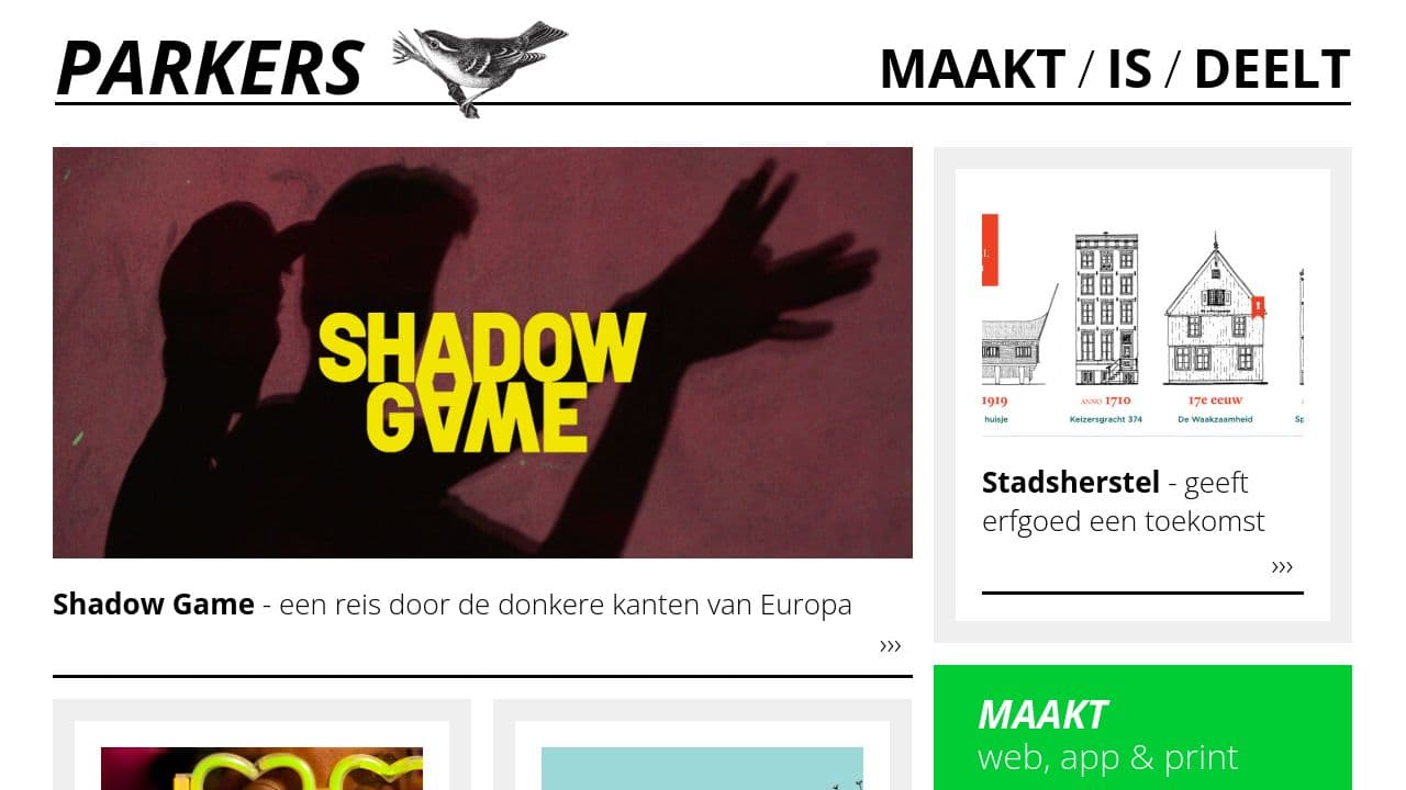 Parkers website screenshot