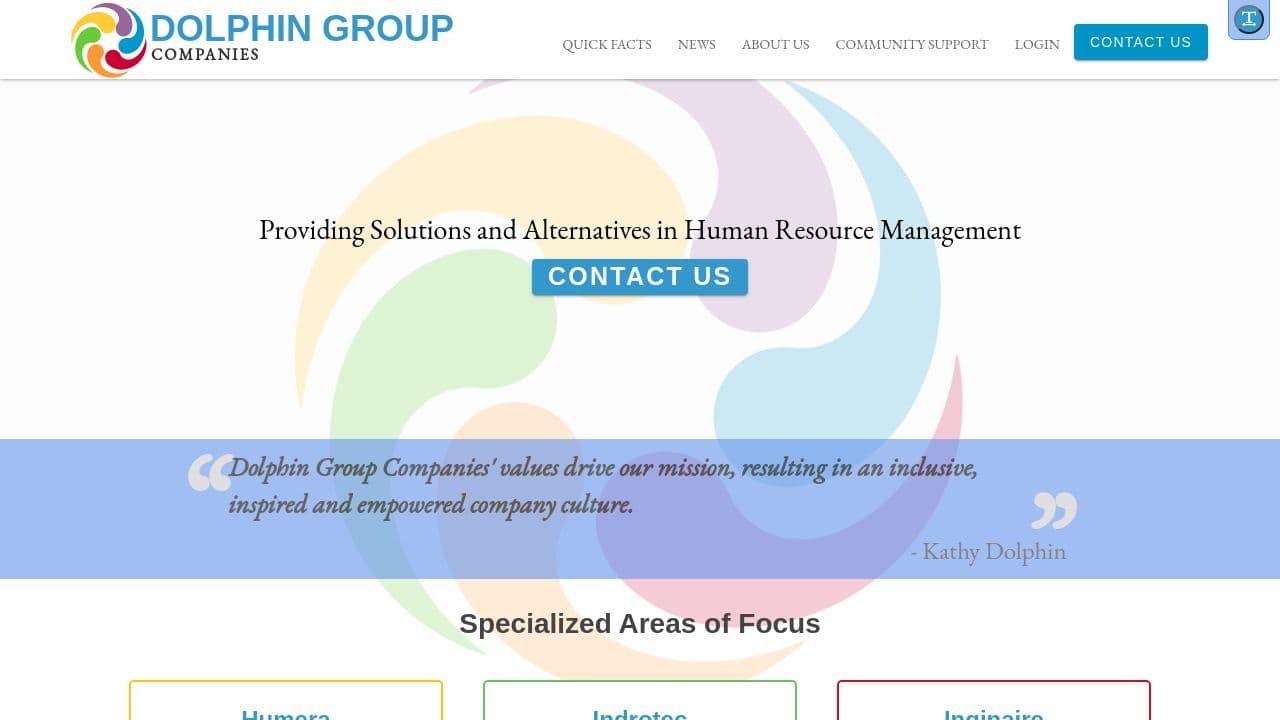 Dolphin Group Companies website screenshot
