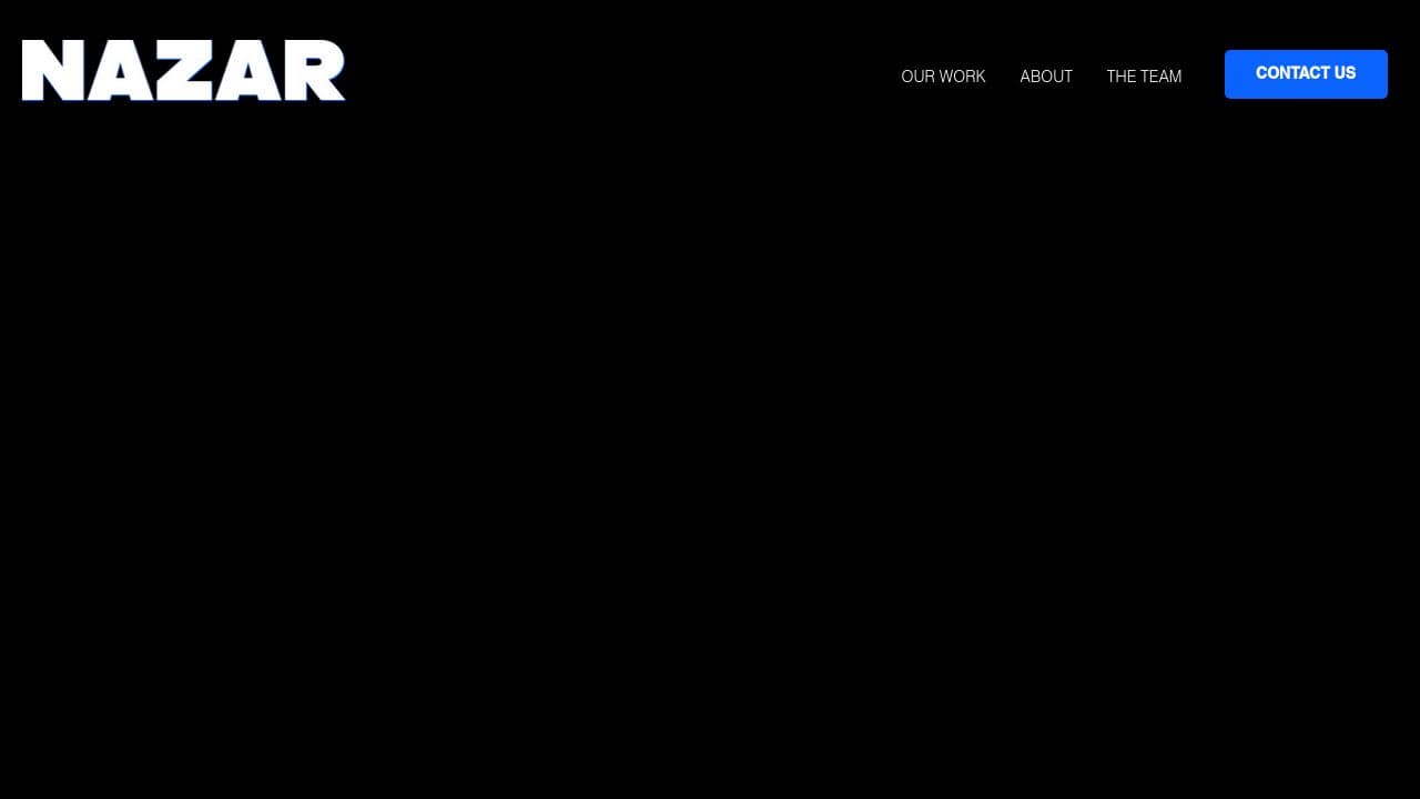 NAZAR website screenshot