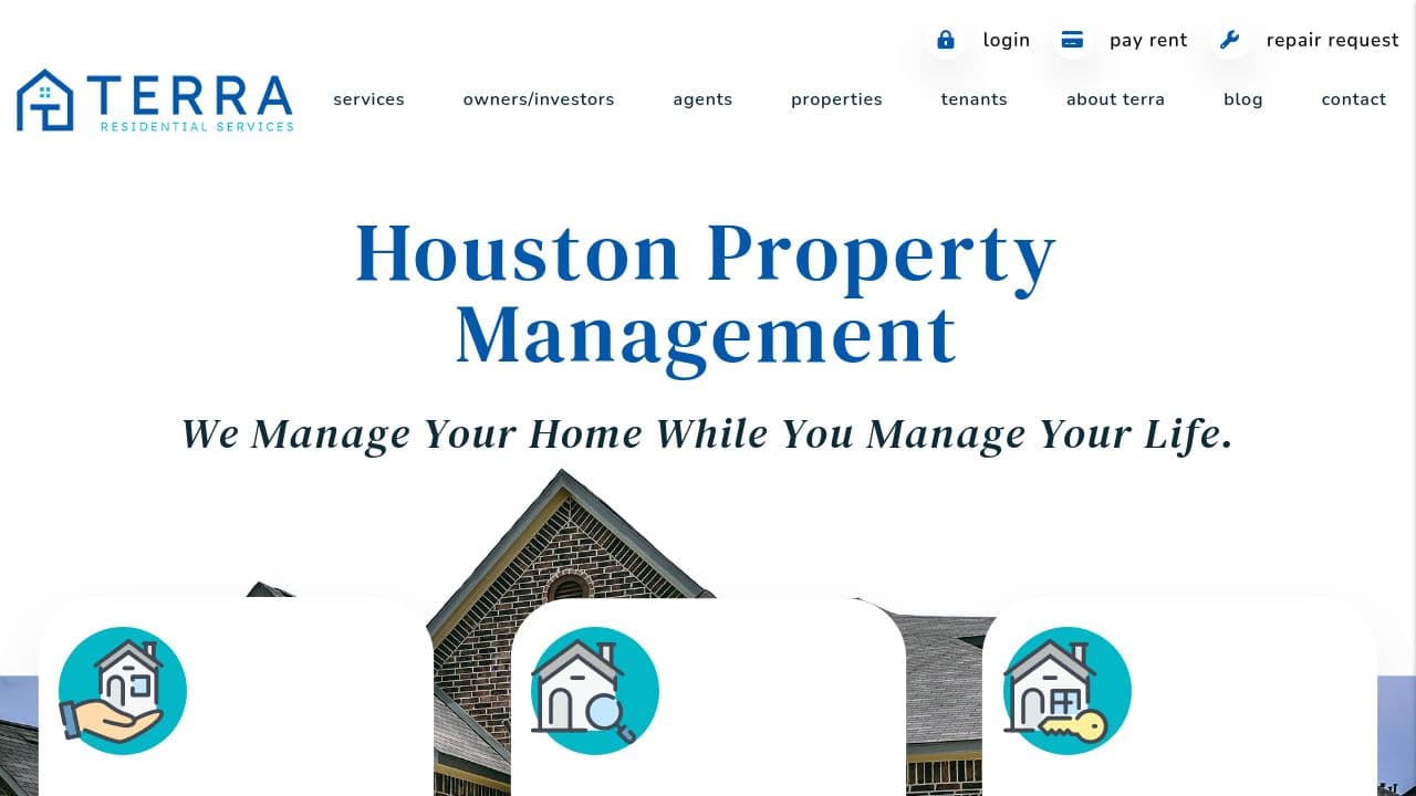 Terra Residential Services, Inc. CRMC® website screenshot