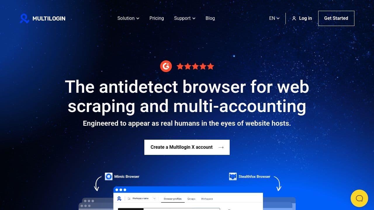 Multilogin (We are Hiring!) website screenshot
