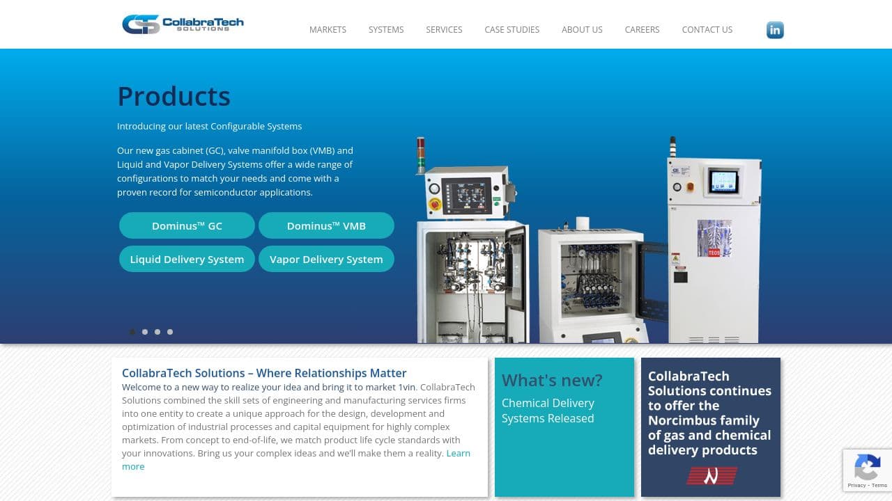 CollabraTech Solutions website screenshot