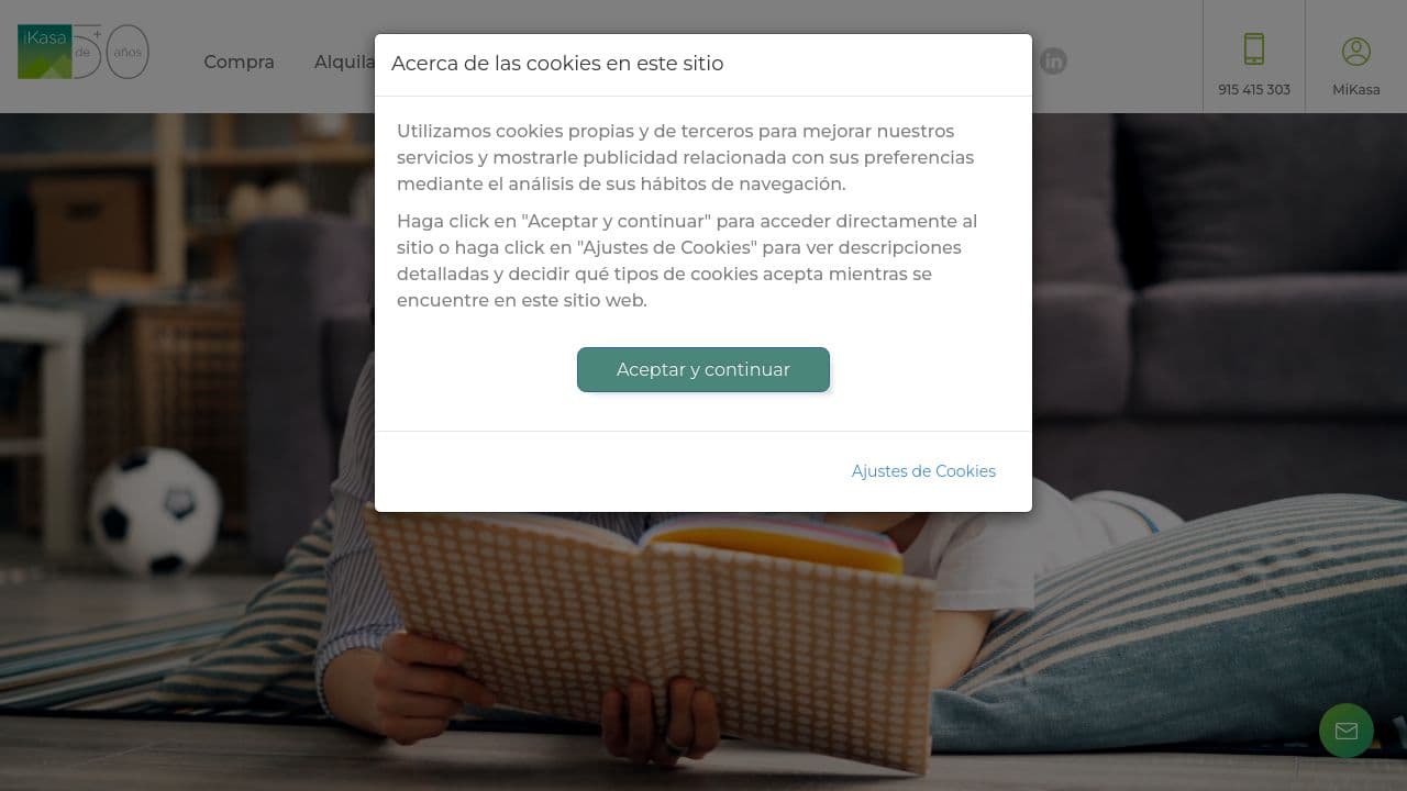 iKasa website screenshot