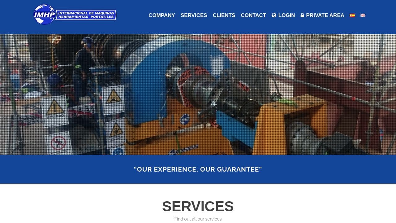 IMHP website screenshot