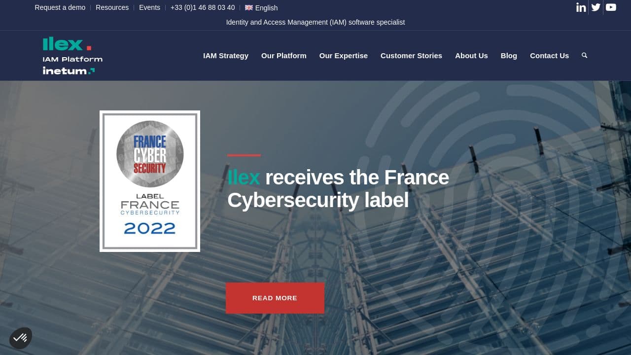 ILEX website screenshot