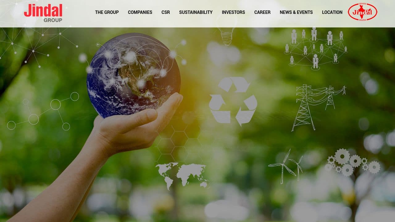 BC Jindal Group website screenshot