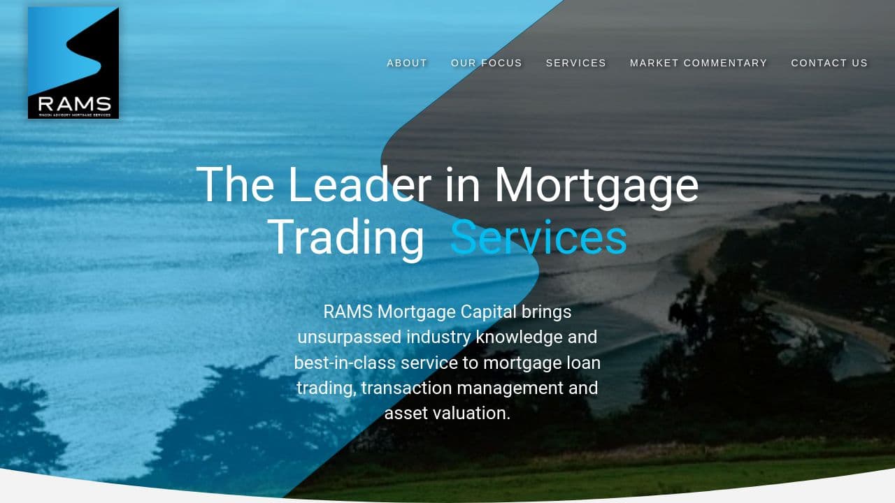 RAMS Mortgage Capital website screenshot