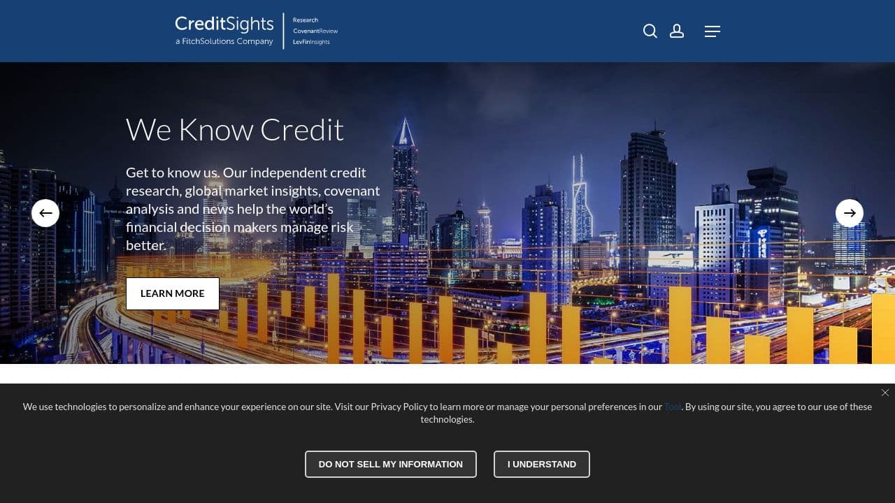CreditSights website screenshot
