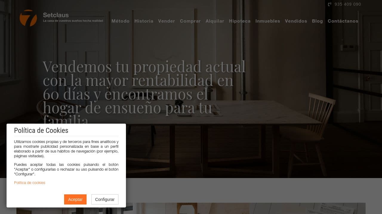 Assessors Immobiliaris Setclaus website screenshot