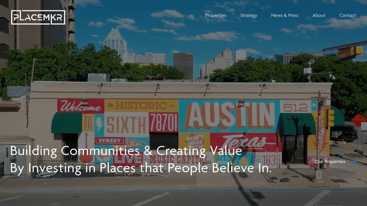 PlaceMKR website screenshot