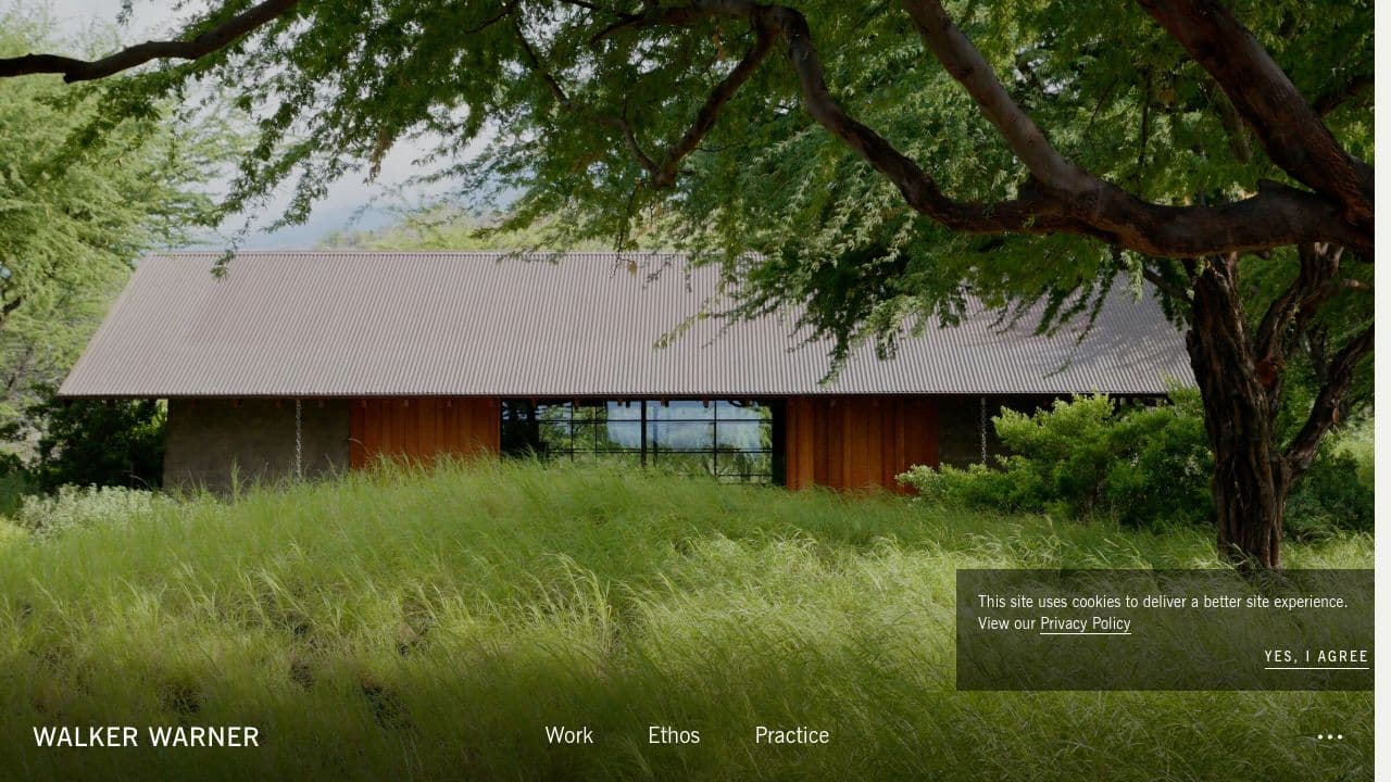 Walker Warner website screenshot