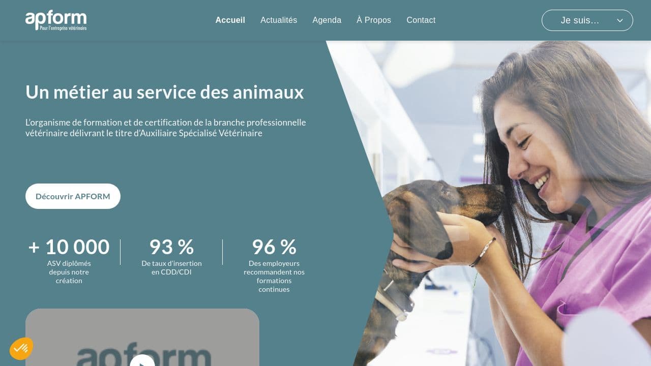 APFORM website screenshot
