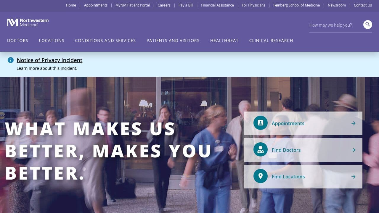 Midwest Orthopaedic Institute website screenshot