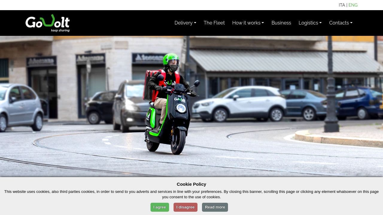 GoVolt Mobility website screenshot