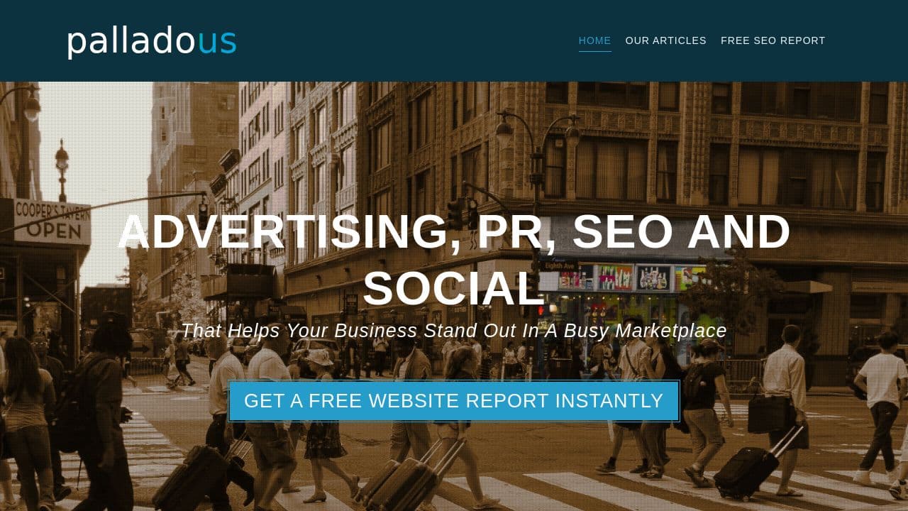 Palladous website screenshot