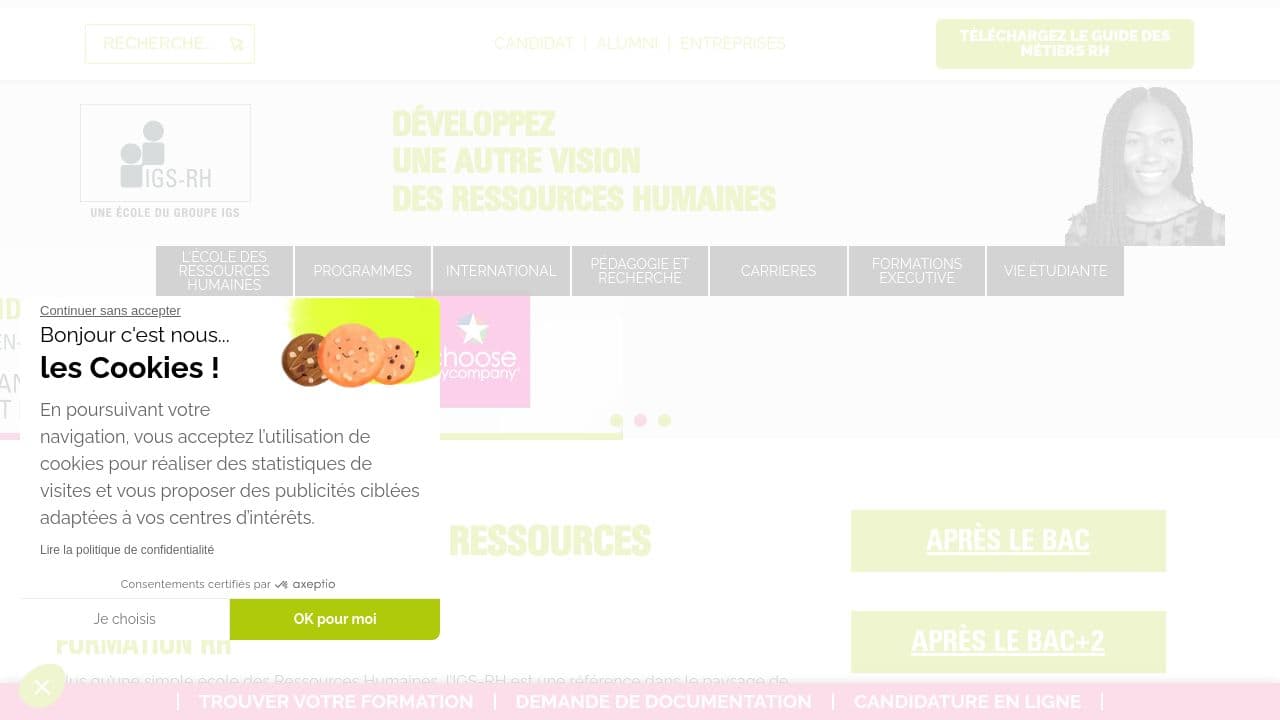 IGS-RH website screenshot