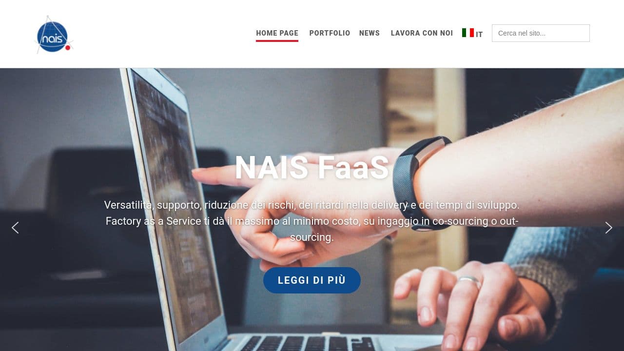 NAIS website screenshot