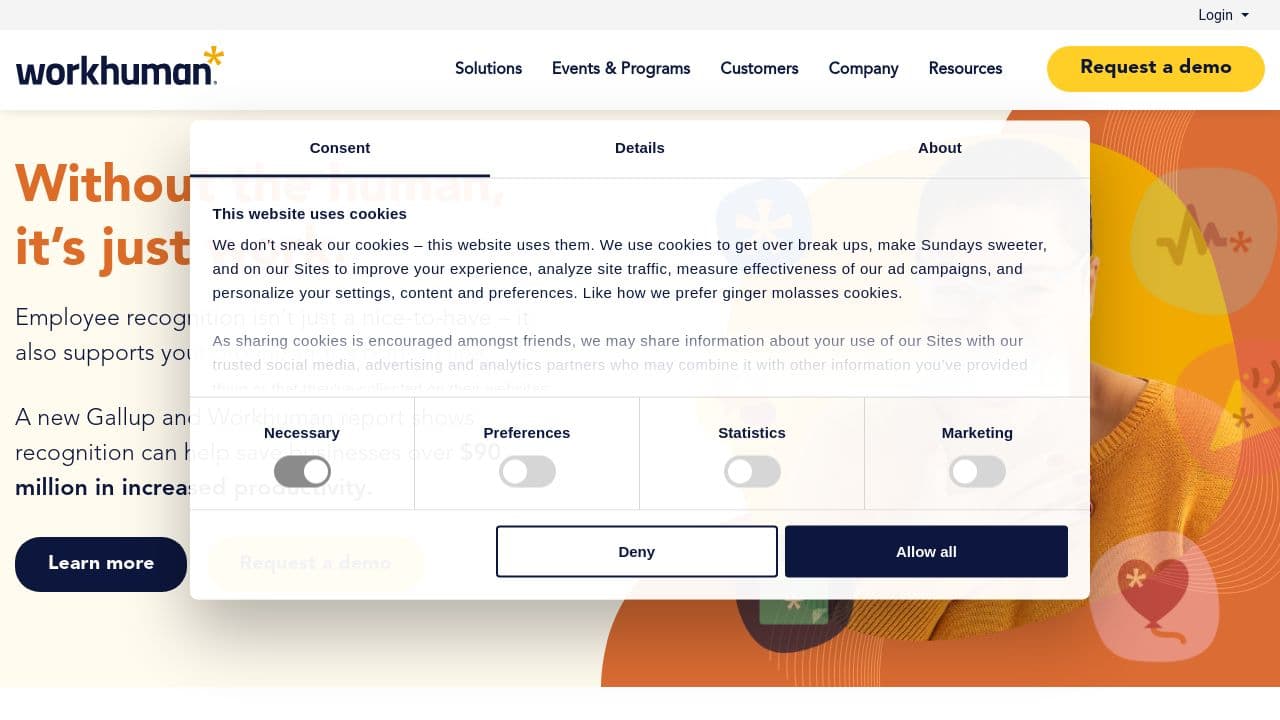 Workhuman website screenshot