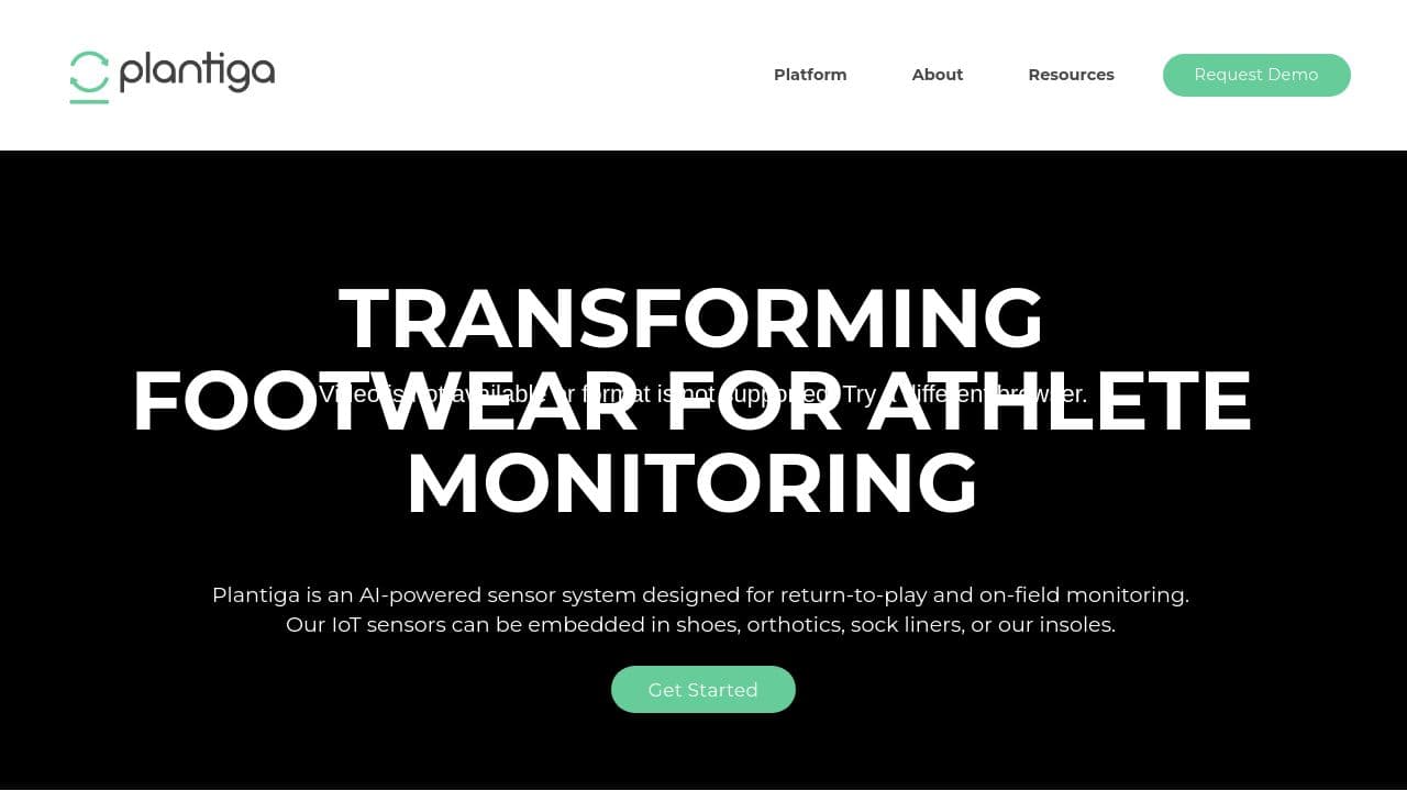 Plantiga website screenshot