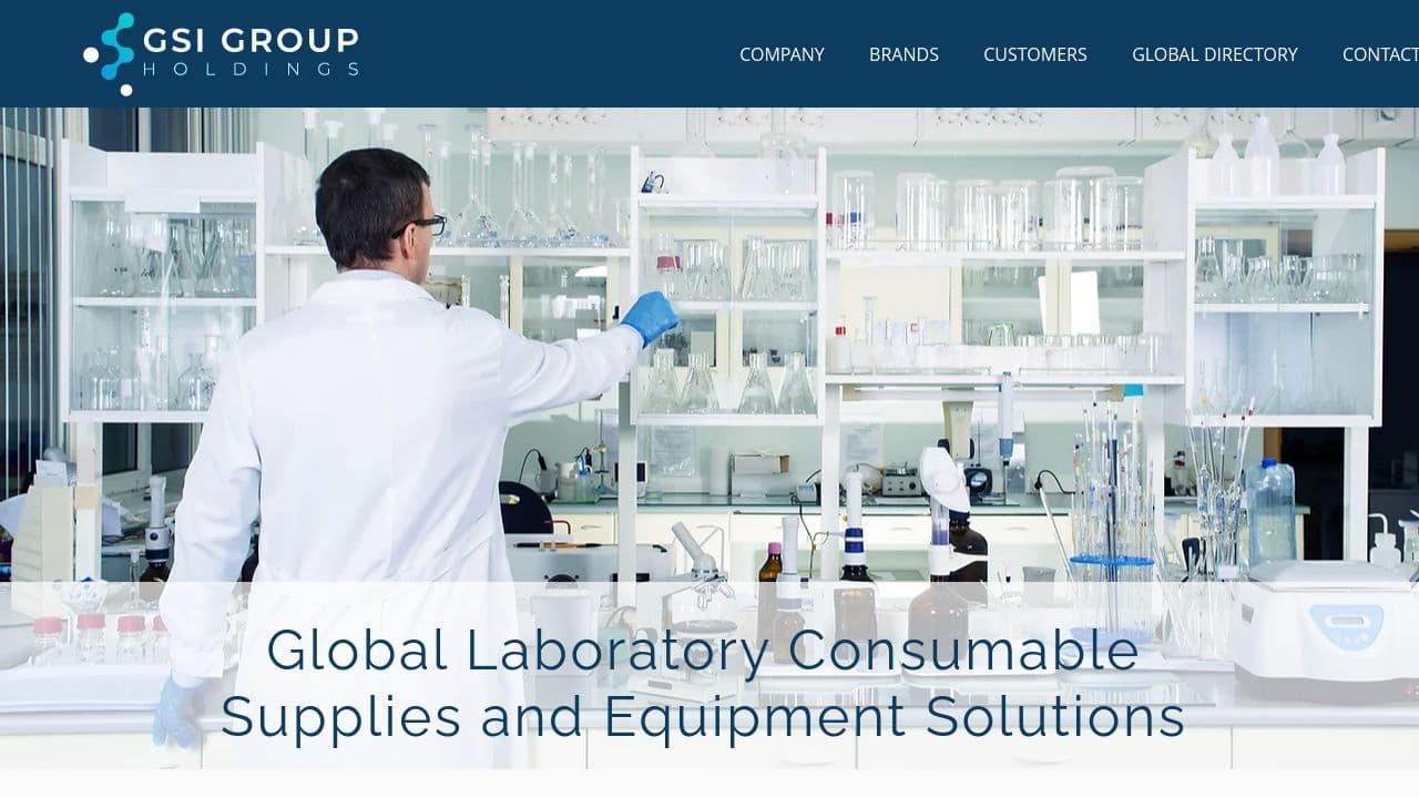 gsi group holdings website screenshot