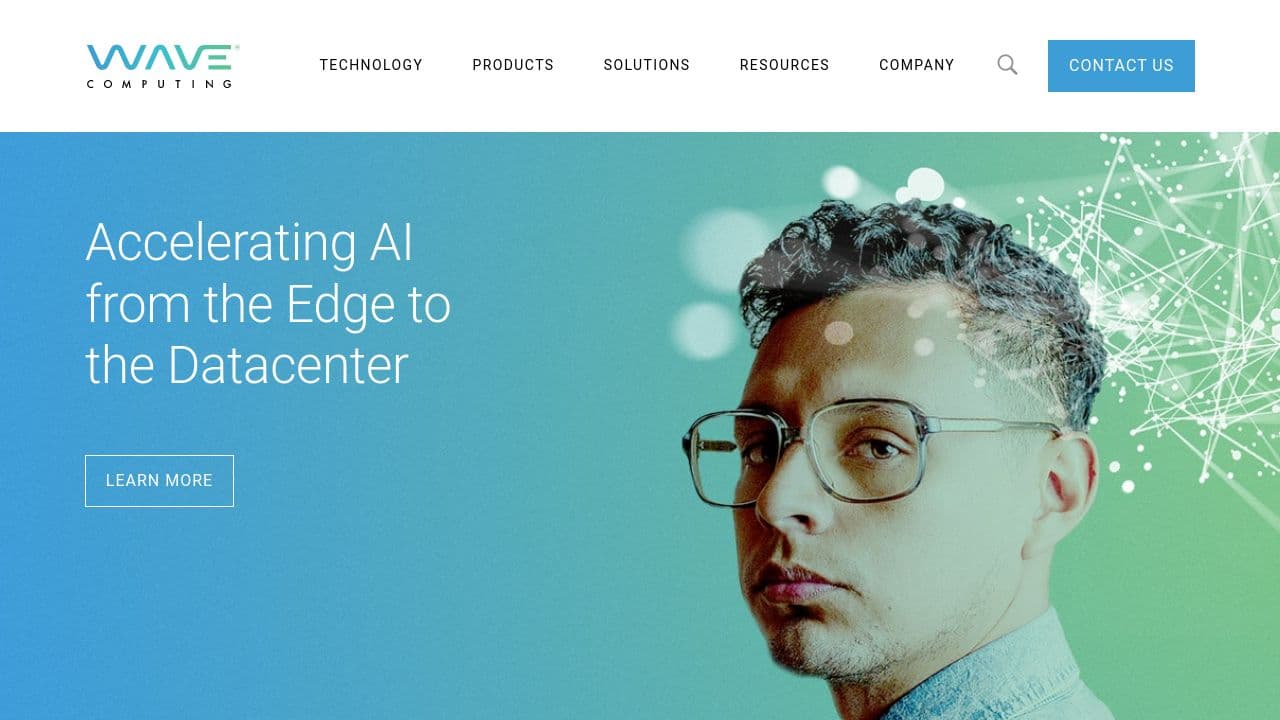 Wave Computing website screenshot