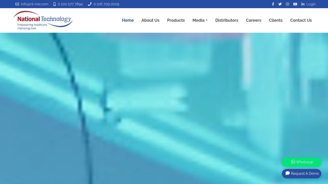 National Technology website screenshot