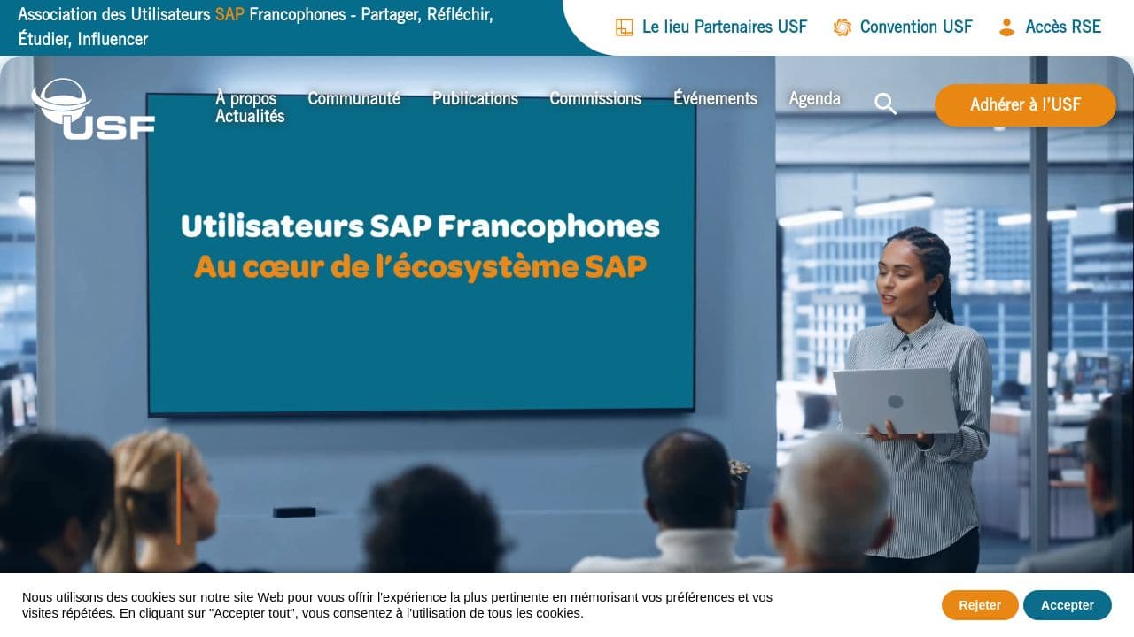 USF website screenshot