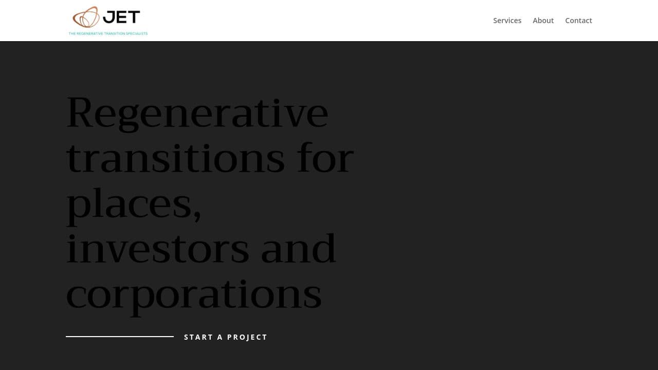 JET Group website screenshot