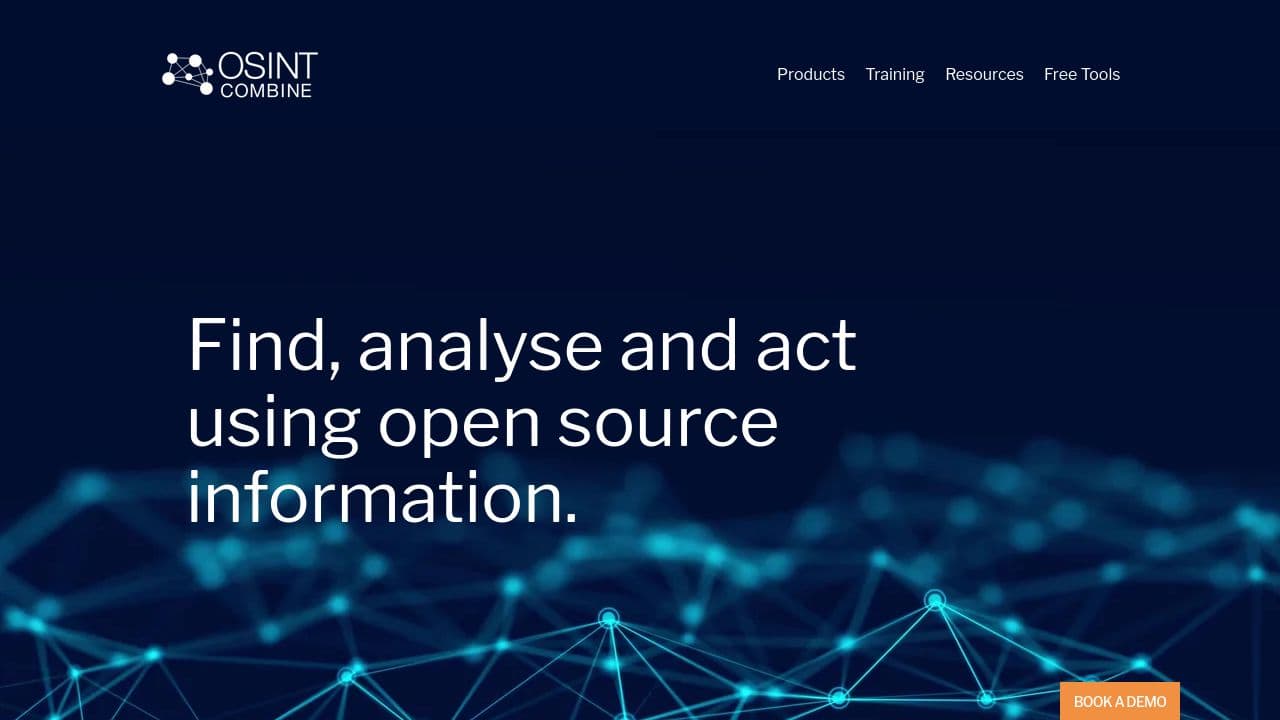 OSINT Combine website screenshot