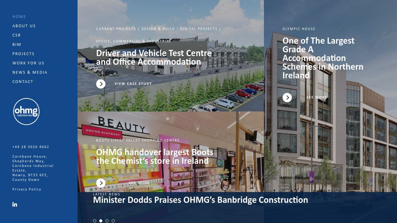 OHMG Ltd website screenshot