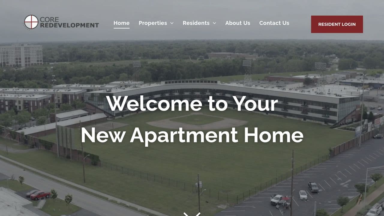 Core Redevelopment LLC website screenshot