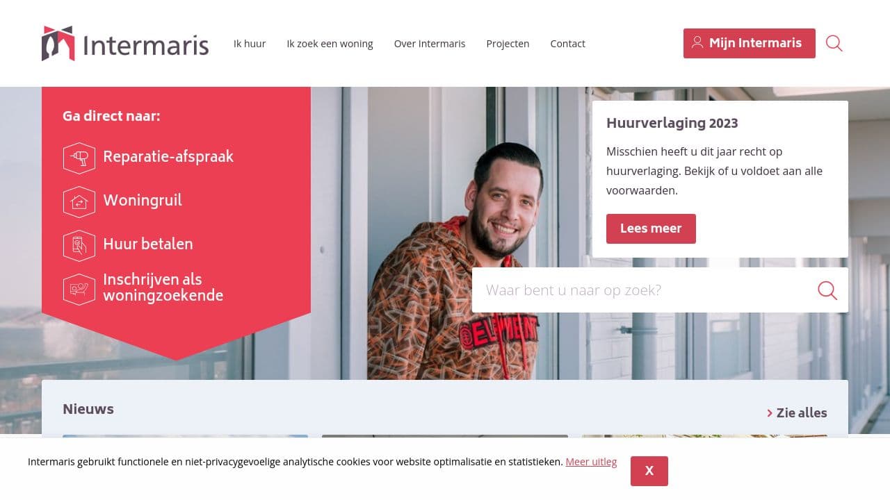 Intermaris website screenshot