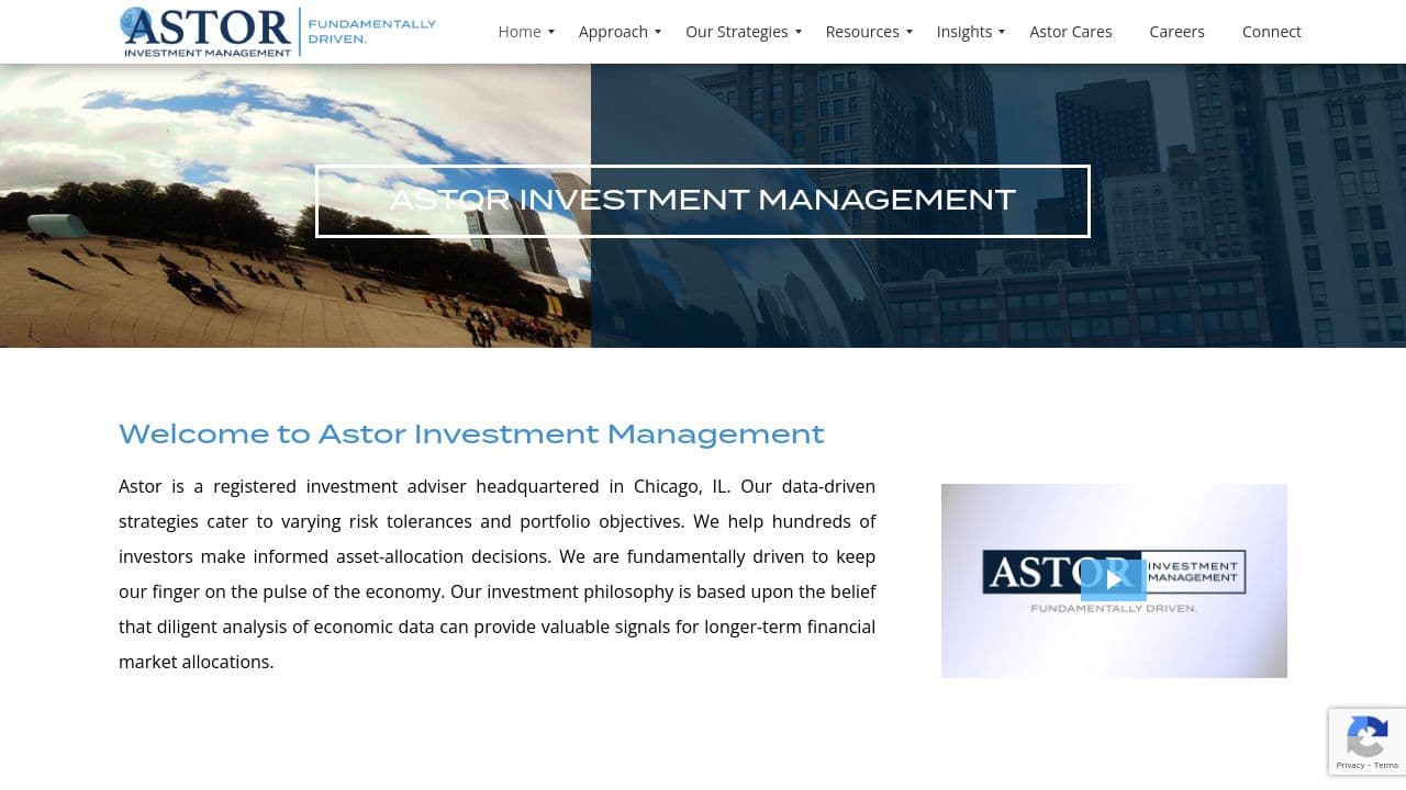 Astor Investment Management LLC website screenshot