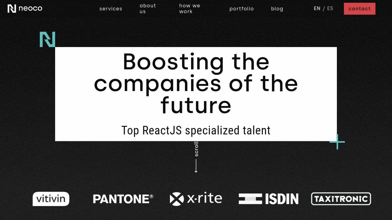 Neoco website screenshot