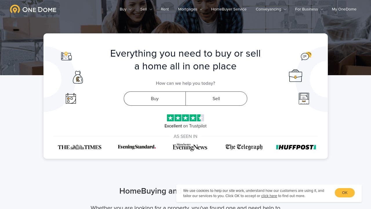OneDome website screenshot