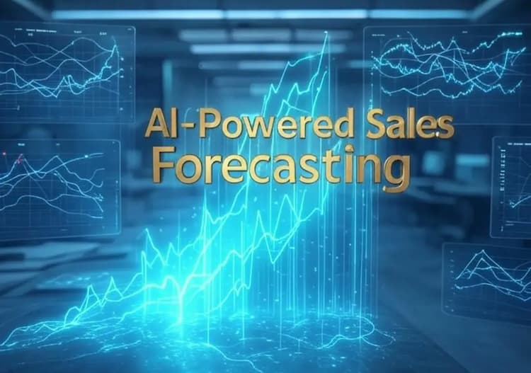 A sleek AI assistant is interacting with the dashboard, symbolizing intelligent insights and decision-making.