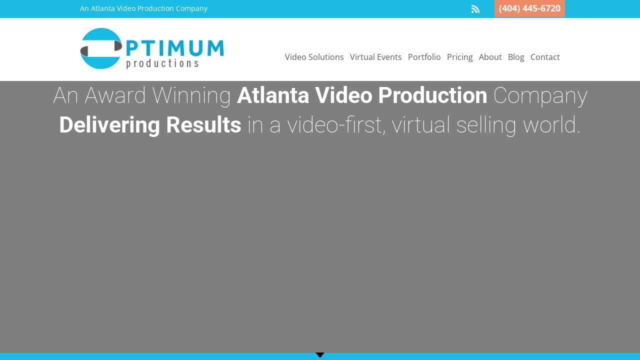 Optimum Productions website screenshot