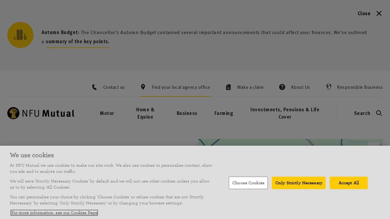 NFU Mutual website screenshot